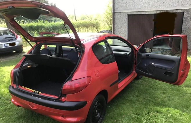 Peugeot 206 cena 7000 przebieg: 64000, rok produkcji 2000 z Kraków małe 254